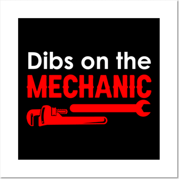 Dibs on the Mechanic Wall Art by GreenCraft